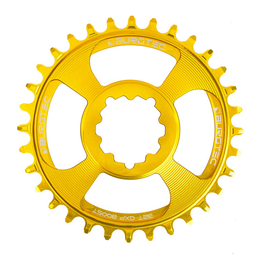 Burgtec GXP Boost 3mm Thick Thin Chainring 32T Bullion Gold