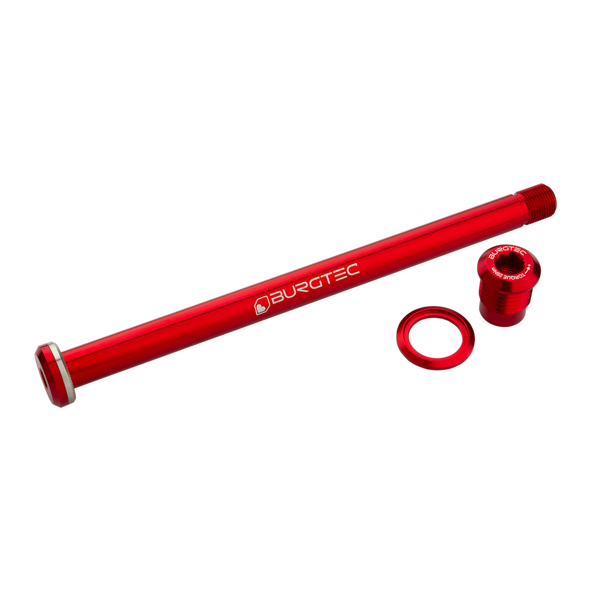 Burgtec Yeti Boost Rear Axle 12x174mm Race Red