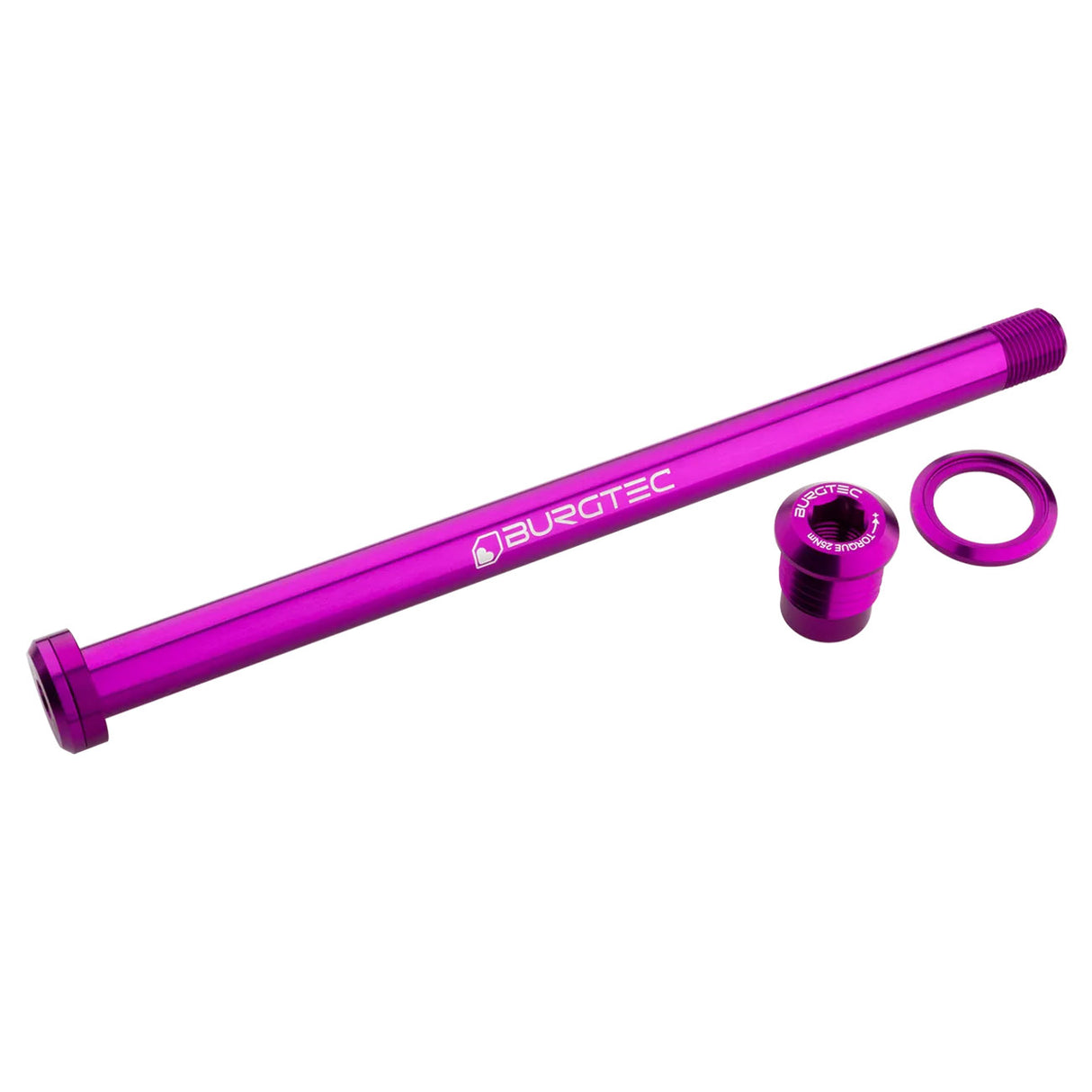 Burgtec 180mm x 12mm 1.00mm Pitch Rear Axle Purple Rain