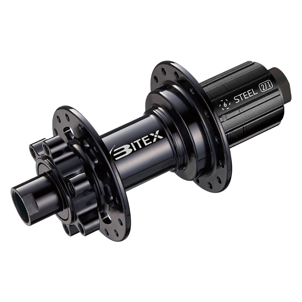 Hub Rear, 6B Disc (MTR12E) 12x142mm TA, XDR, 32h, Blck