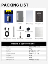 Nano 2.0 E Pump - Portable Electric Inflator