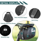 Bike Saddle Bag Strap-on Cycling Wedge Pack 0.75L