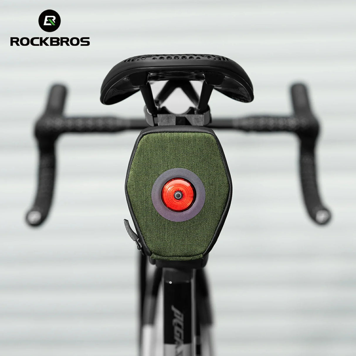Multifunctional Cycling Tail Bag With Light