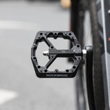 ROCKBROS Mountain Bike Pedals Flat MTB Pedals Nylon Fiber Bicycle Platform Pedals
