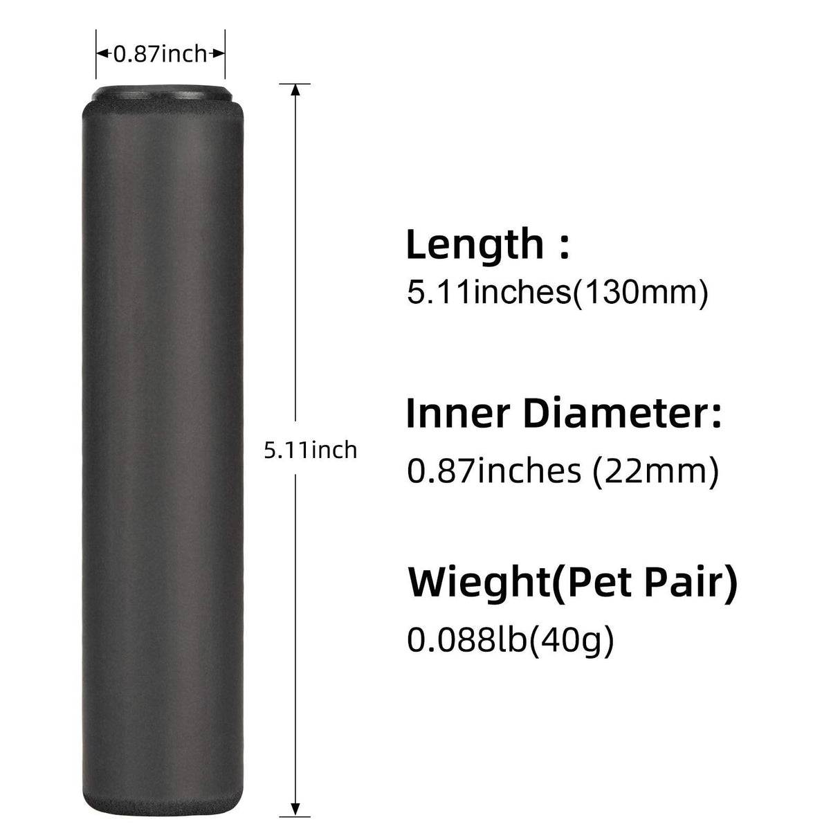 ROCKBROS Bike  Foam Comfortable Shock Absorption Bike Handlebar Grips