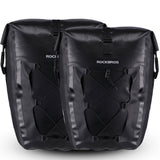 ROCKBROS Waterproof 27L Large Capacity Bike Rear Rack Bicycle Pannier Bag Waterproof