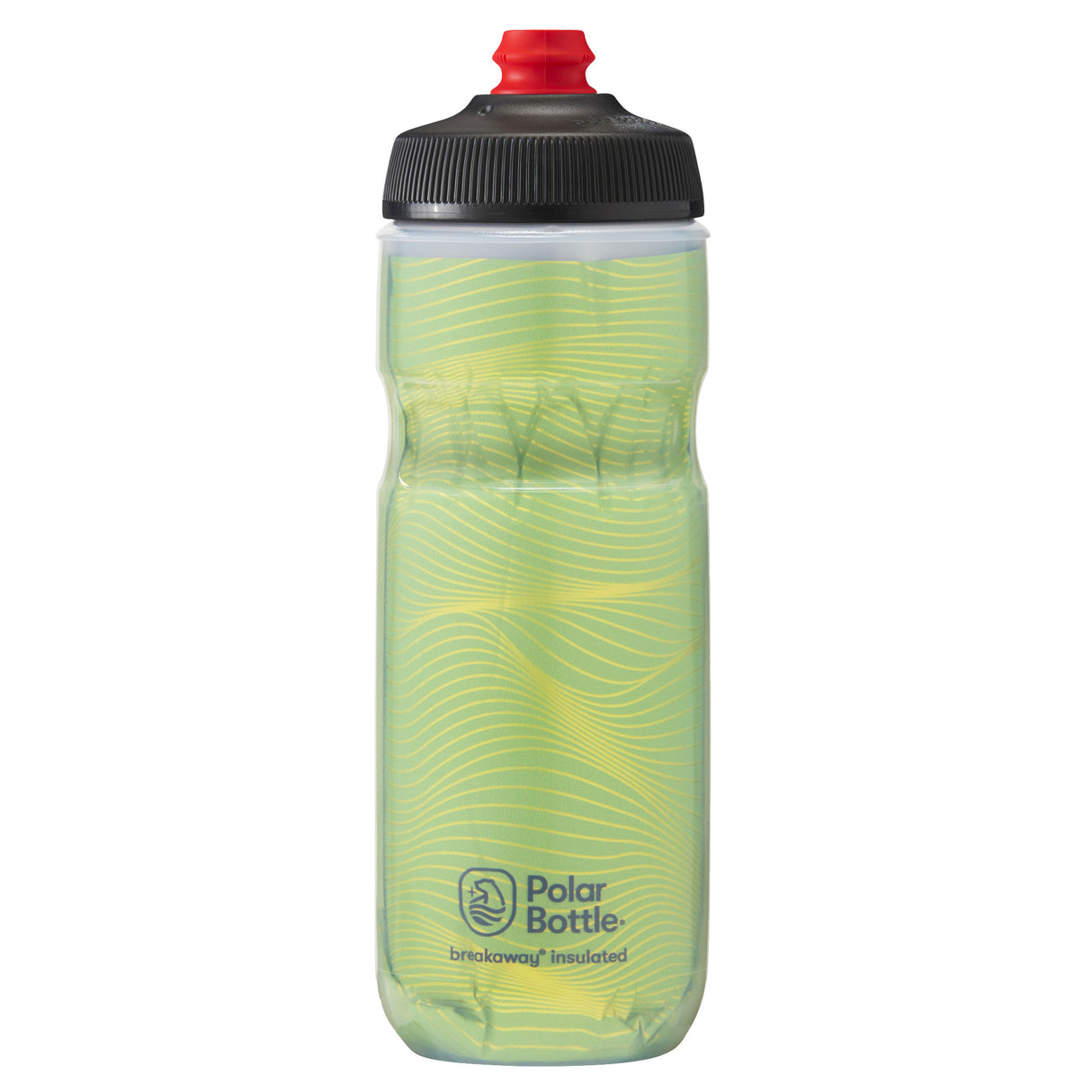 Polar Bottle Breakaway Water BottleJerseyKnitHighlighter20oz