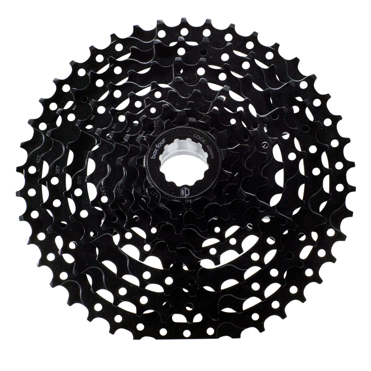 Four Prime 9 Cassette 8sp, 11-42t - Black  NLS