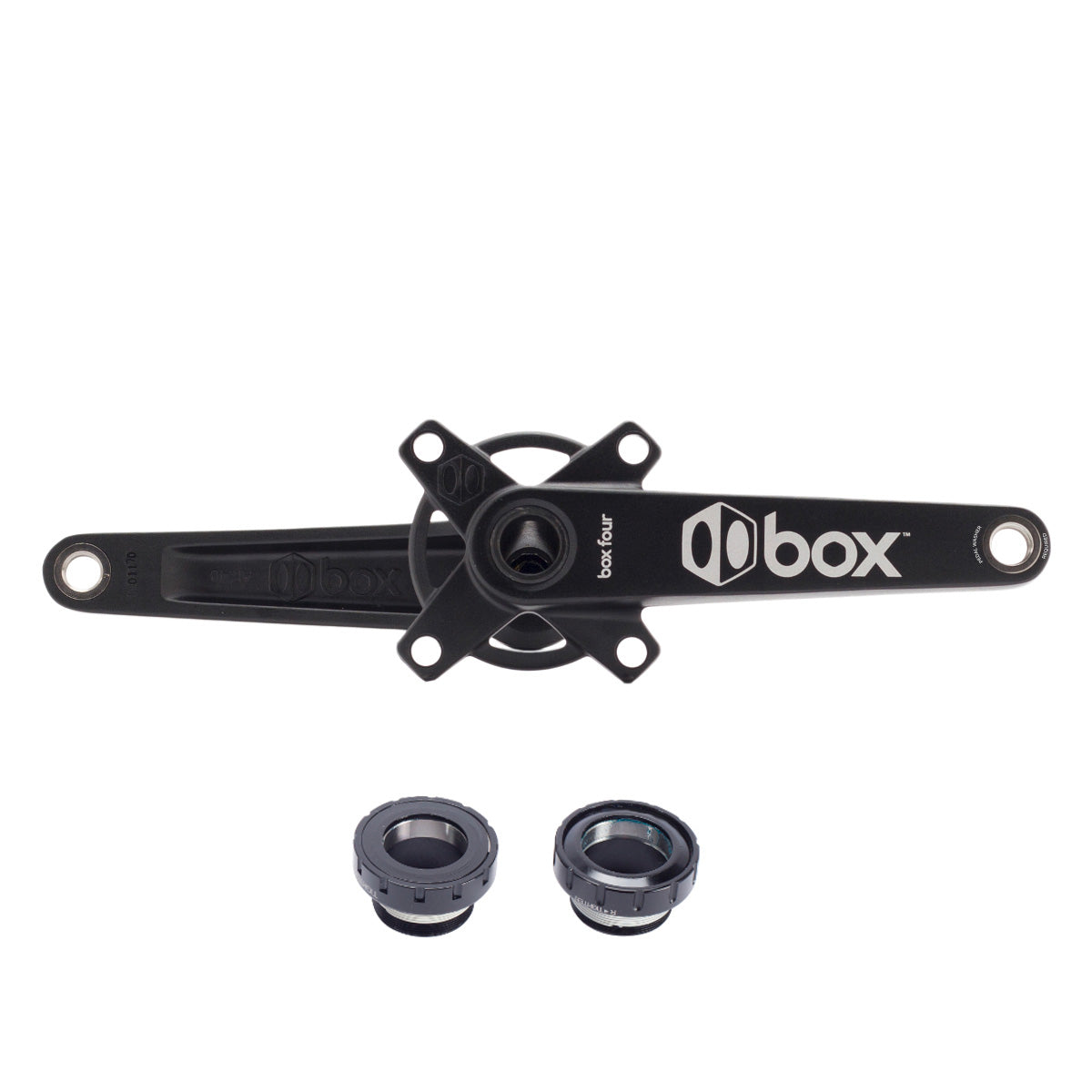 Box Four Crankset with BB, 165mm - Black