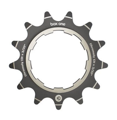 Box One 3/32" CNC CrMo Cog, Black - 13t