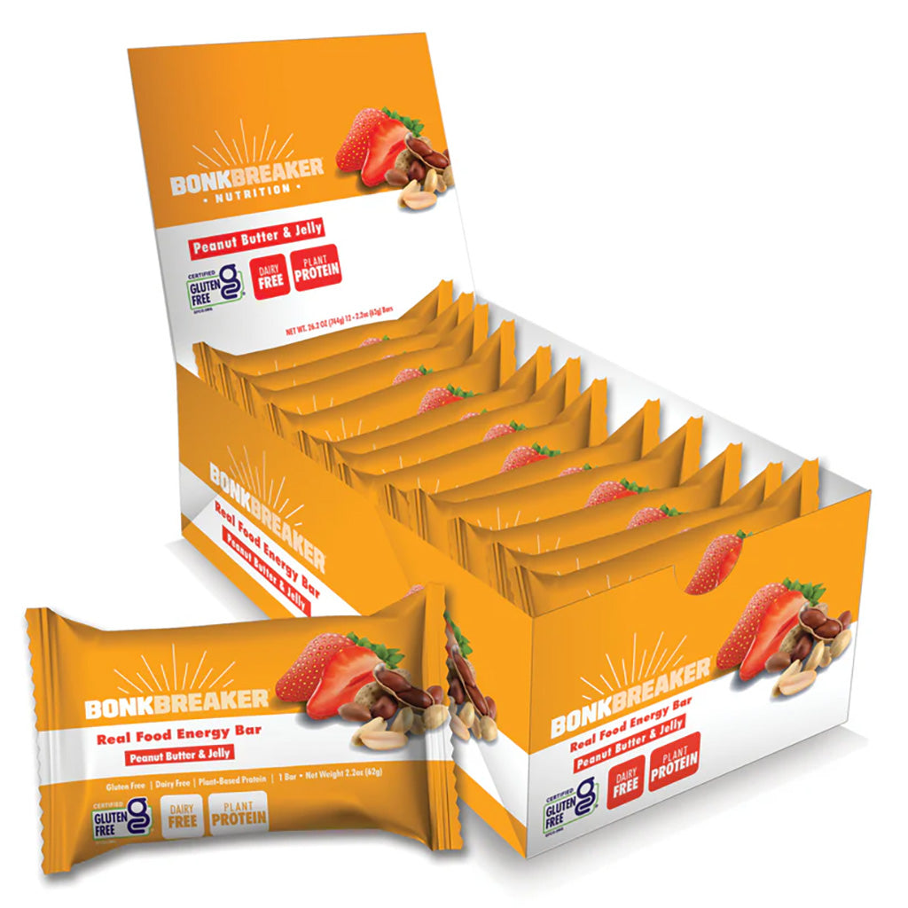 Energy Bar, Peanut Butter & Jelly, 62g, 12/Count