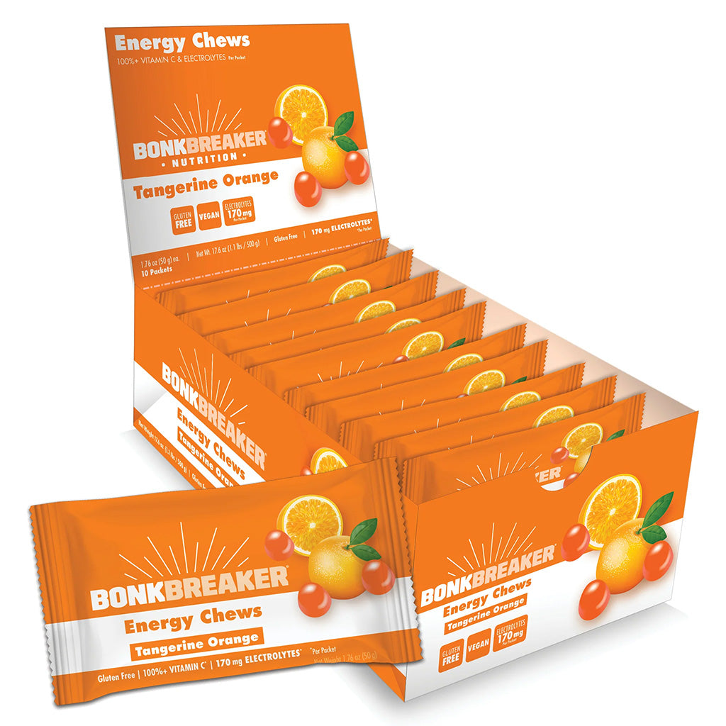 Energy Chews, Tangerine Orange, 10/Count