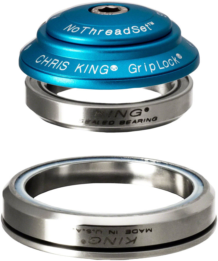 Chris King DropSet 3 Headset - 1-1/8 - 1.5" 41/52mm 36 Deg Matte Turquoise