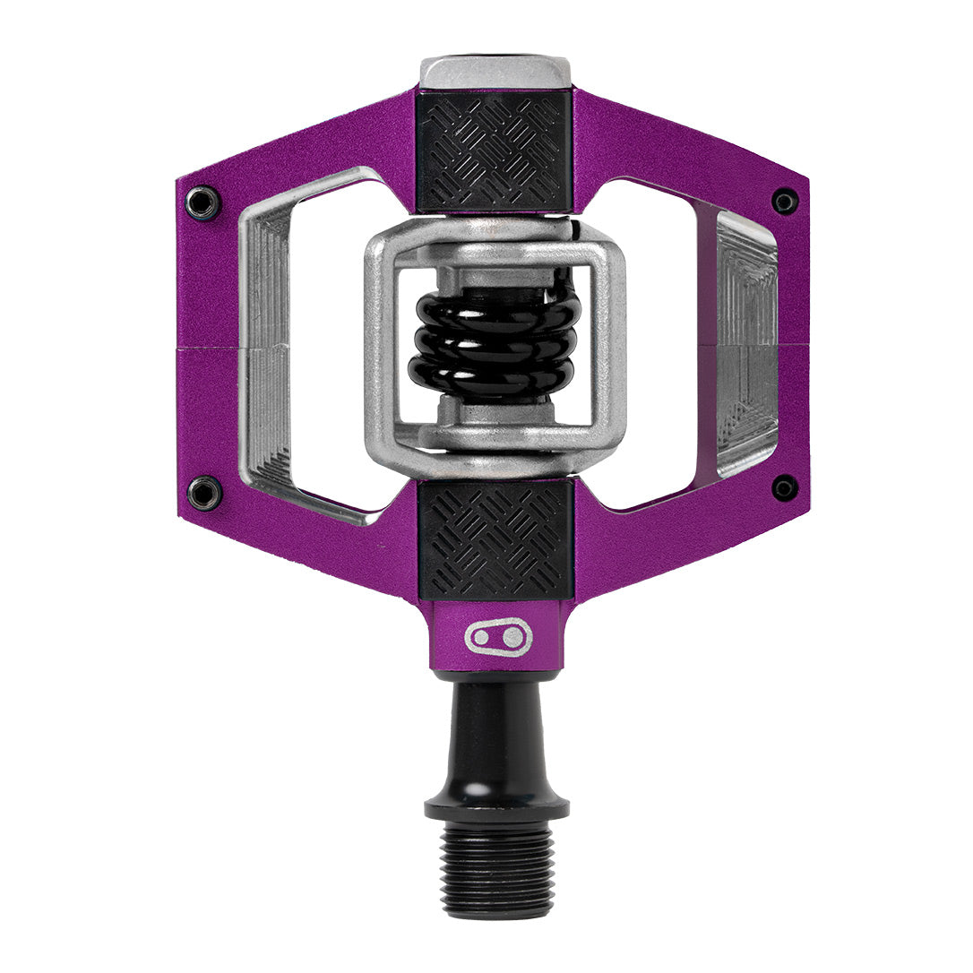 Crankbrothers Mallet Trail Pedals - Dual Sided Clipless Platform Aluminum 9/16" Purple