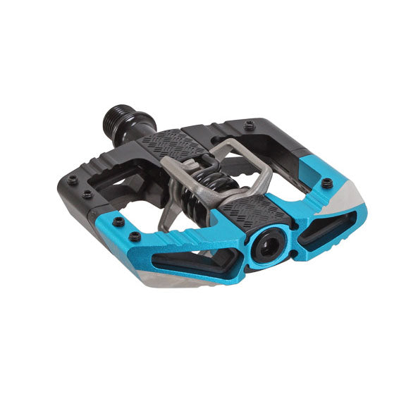 Crankbrothers Mallet Enduro Pedals - Dual Sided Clipless Platform Aluminum 9/16" Blue/BLK Long Spindle