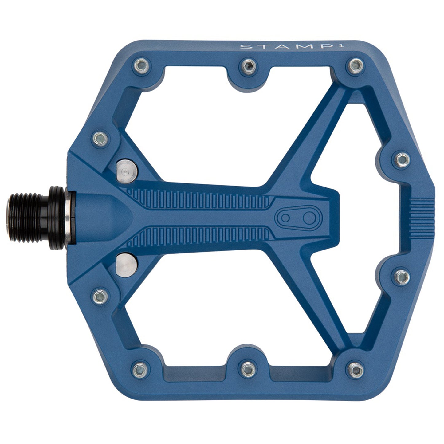 Crankbrothers Stamp 1 Gen 2 Pedals - Platform Composite 9/16" Navy Small