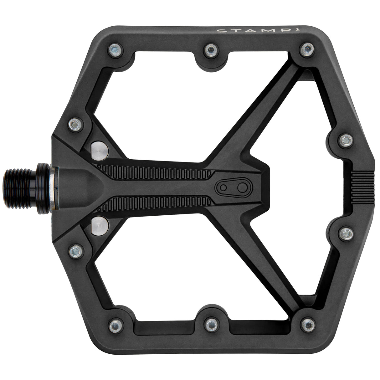 Stamp 1 Gen 2 Large Platform Pedals, Black