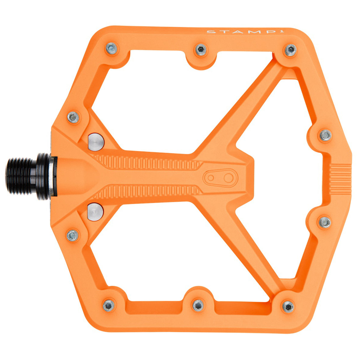 Stamp 1 Gen 2 Large Platform Pedals, Orange
