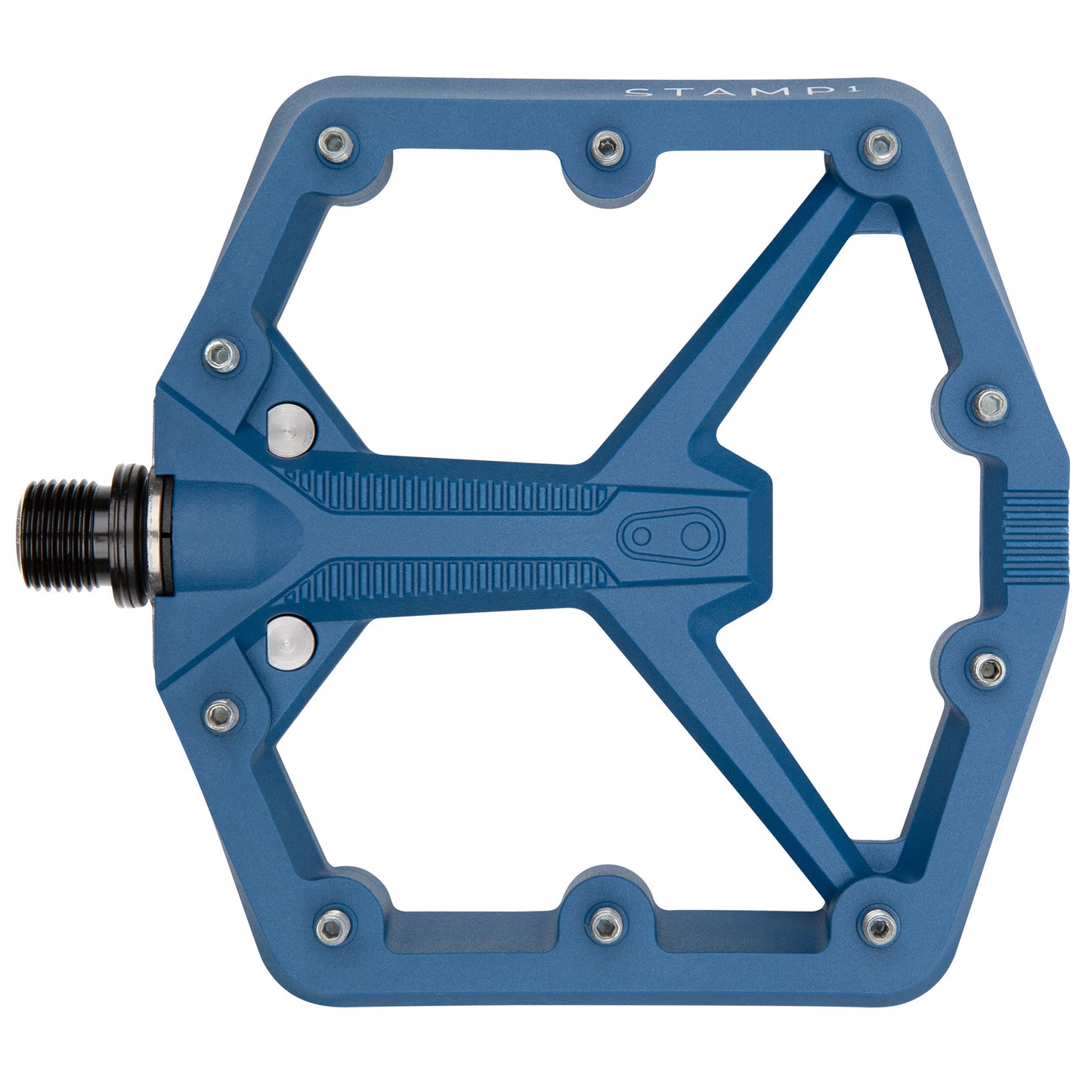 Crankbrothers Stamp 1 Gen 2 Pedals - Platform Composite 9/16" Navy Large