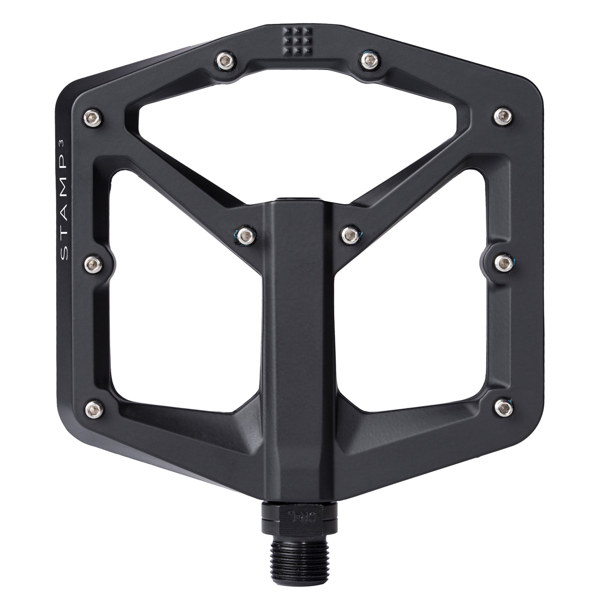 Stamp 3 Large Magnesium Platform Pedals, Black