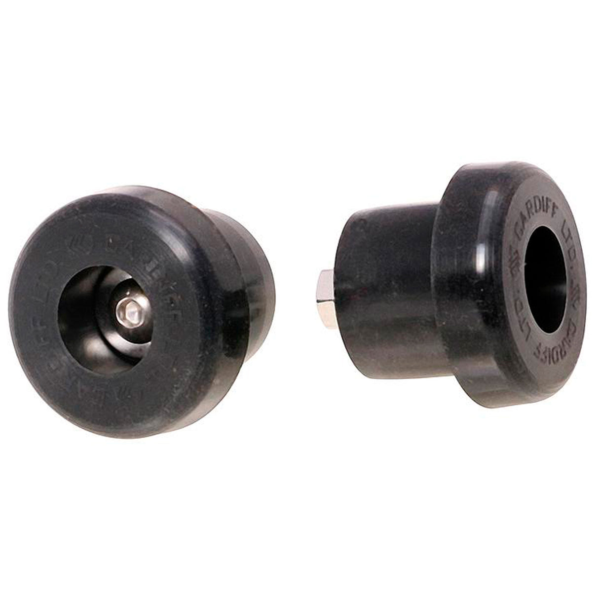 Silicone Bar End Plugs, Black