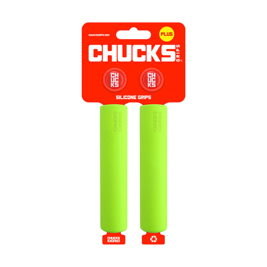 Chucks Grips Plus Grips 130mm x 27.5mm Neon Yellow