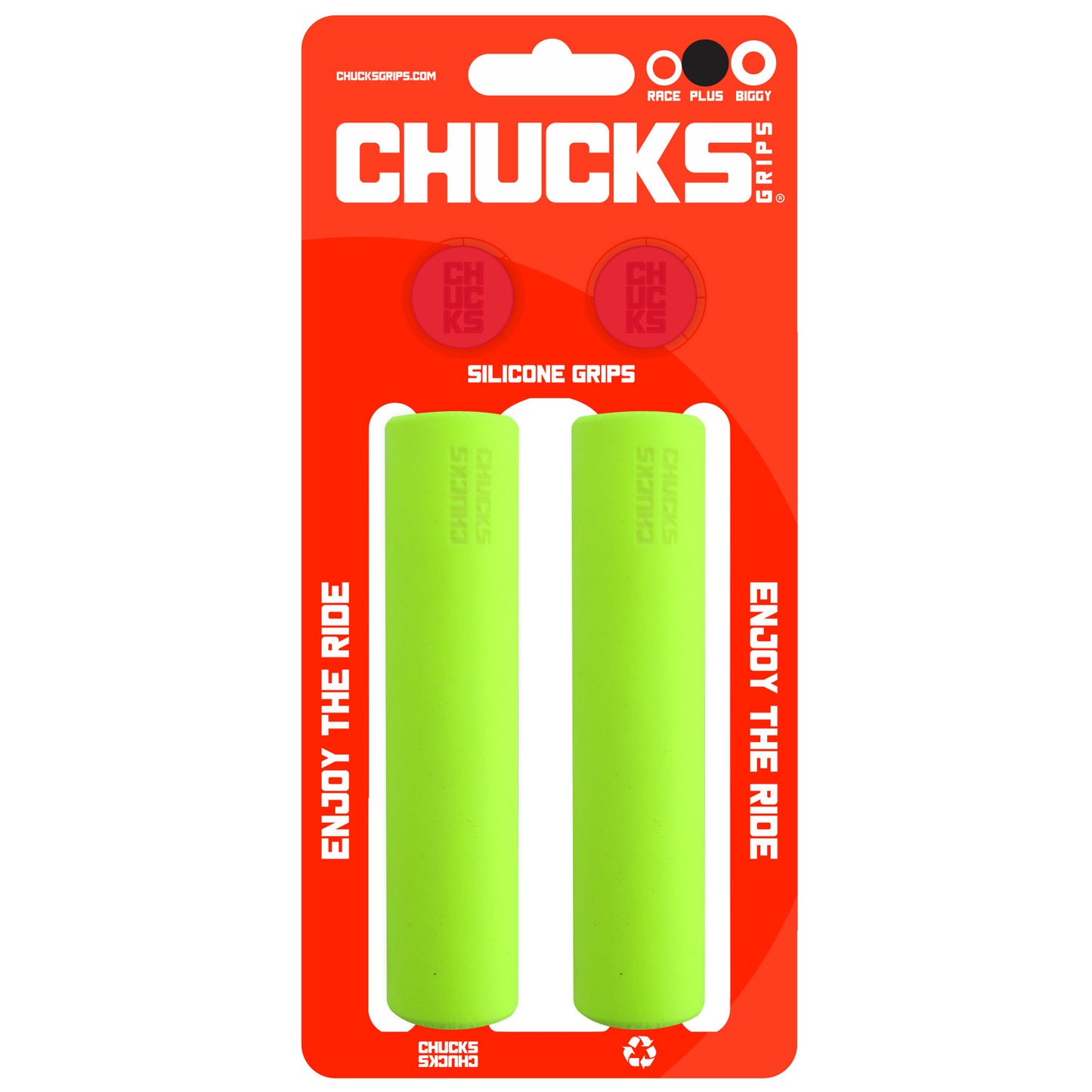 Chucks Grips Plus Grips 130mm x 27.5mm Green