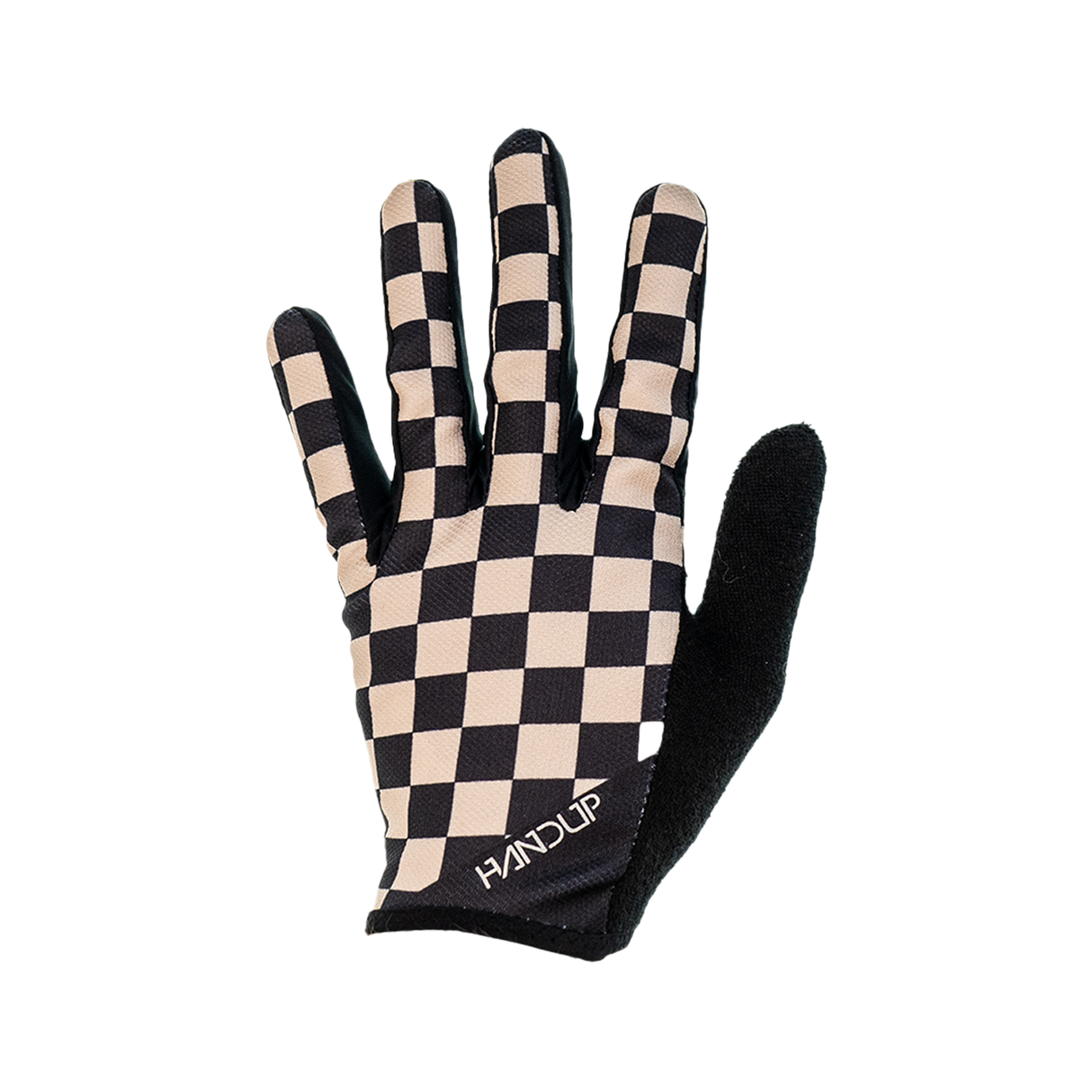 Gloves - Checkered Black/Tan