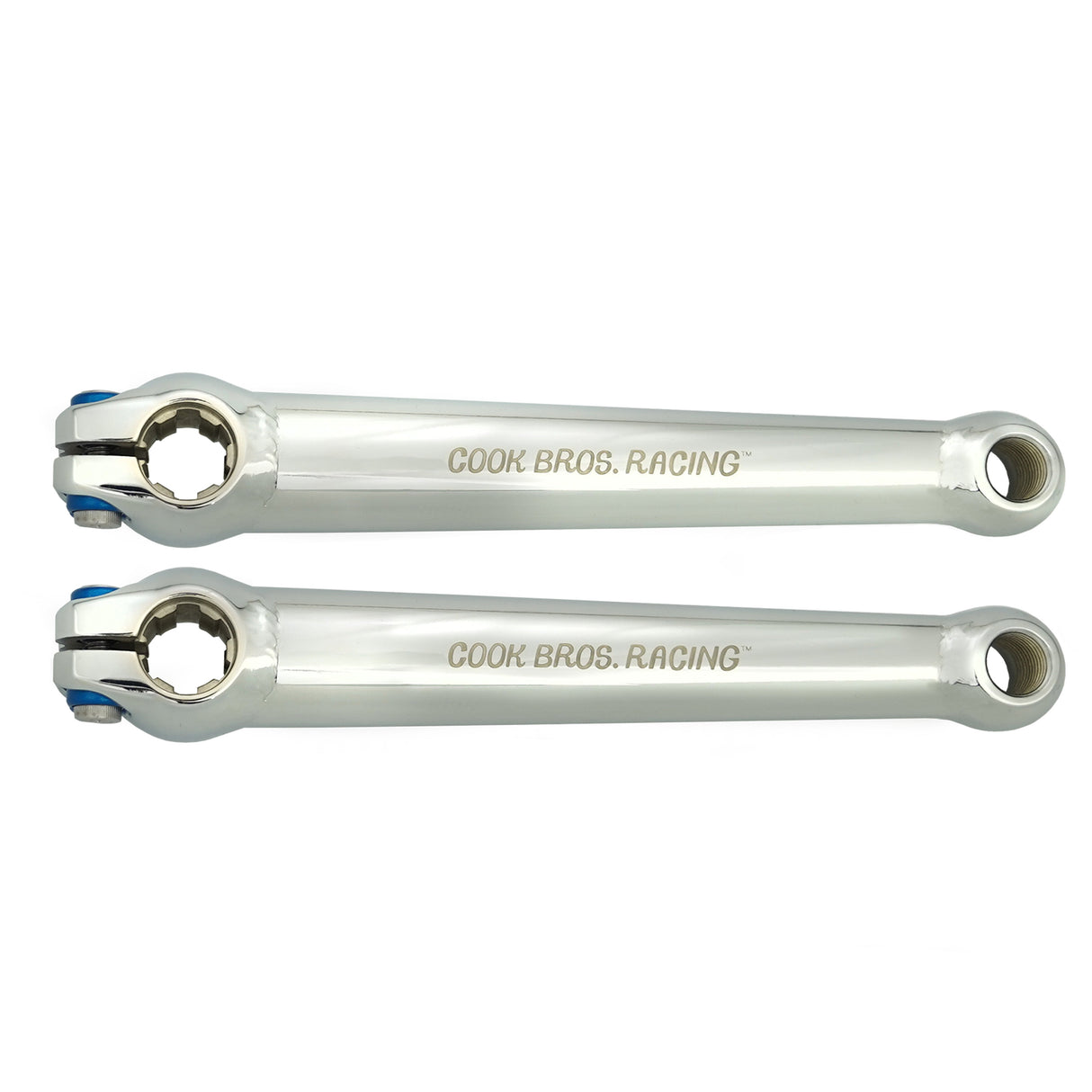 Cook Bros Racing Chromo "Dogbone" Crankset