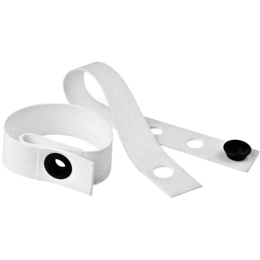 Cycloc Wrap Pant Leg and Gear Strap White