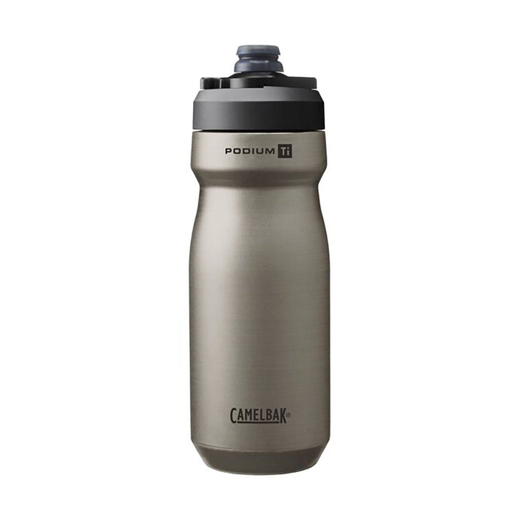 Podium Insulated Titanium Bottle, Titanium, 18oz