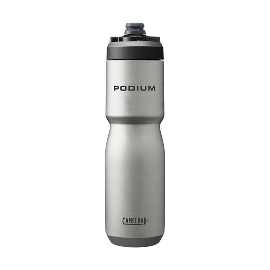 Podium Insulated Steel Bottle, Stainless, 22oz