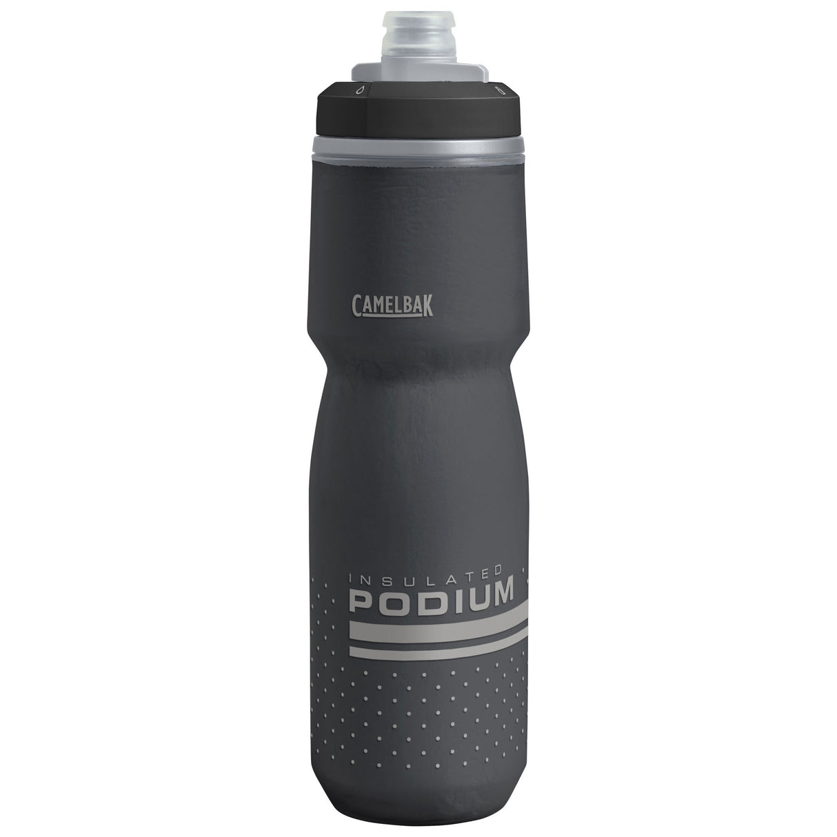 Podium Chill Insulated Bottle, Black, 24oz