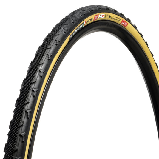 Challenge Chicane Pro Tire - 700 x 33 Tubeless Folding Black/Tan Handmade