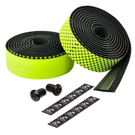 Ciclovation Advanced Leather Handlebar Tape Fusion Neon Yellow