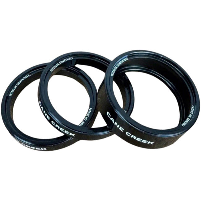 Interlok Spacer Kit, 1-1/8", Black, Set