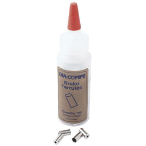 Brake Ferrules, 5mm - Chrome 100/Count