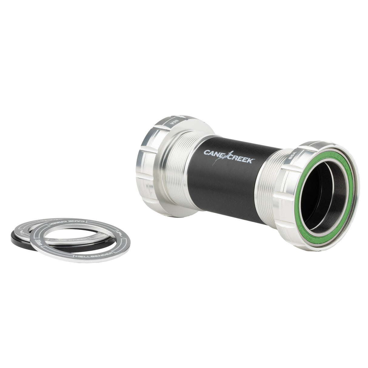 Hellbender 70 BSA Thread BB, 30mm, 68/73mm, Silver