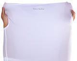 Men's Mesh Base Layer - White Sleeveless Cycling Undershirt