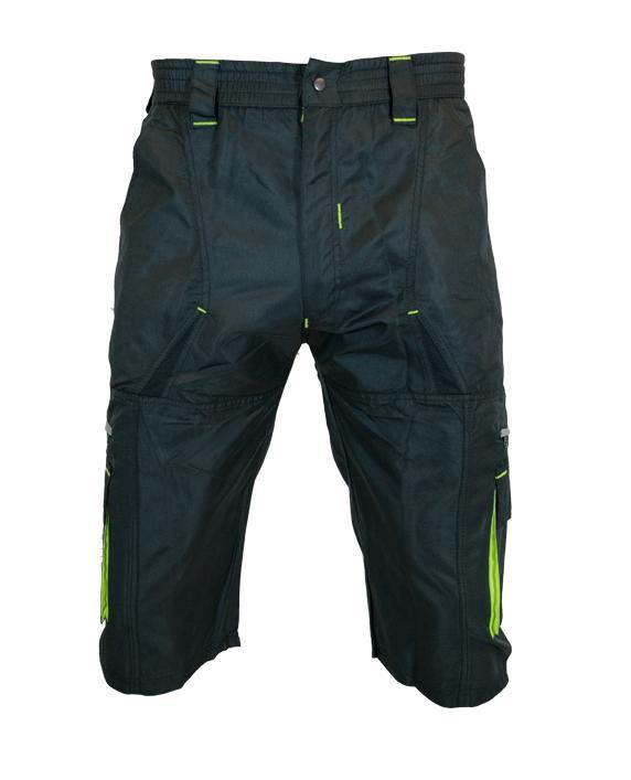 DK Gravel Shorts I 1/2 Pants Long MTB Baggy Shorts with 7 Pockets, Side Vents