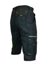 DK Gravel Shorts I 1/2 Pants Long MTB Baggy Shorts with 7 Pockets, Side Vents