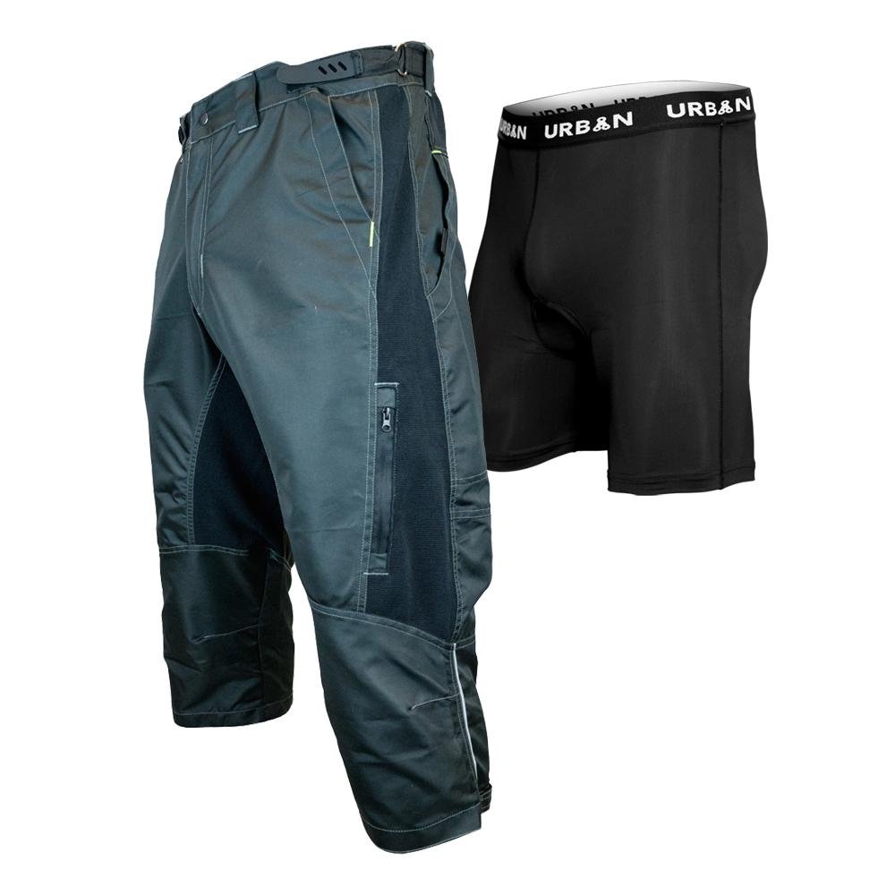 DK Gravel Shorts II 3/4 Baggy Mountain Bike Cycling Shorts with Magnet Pockets