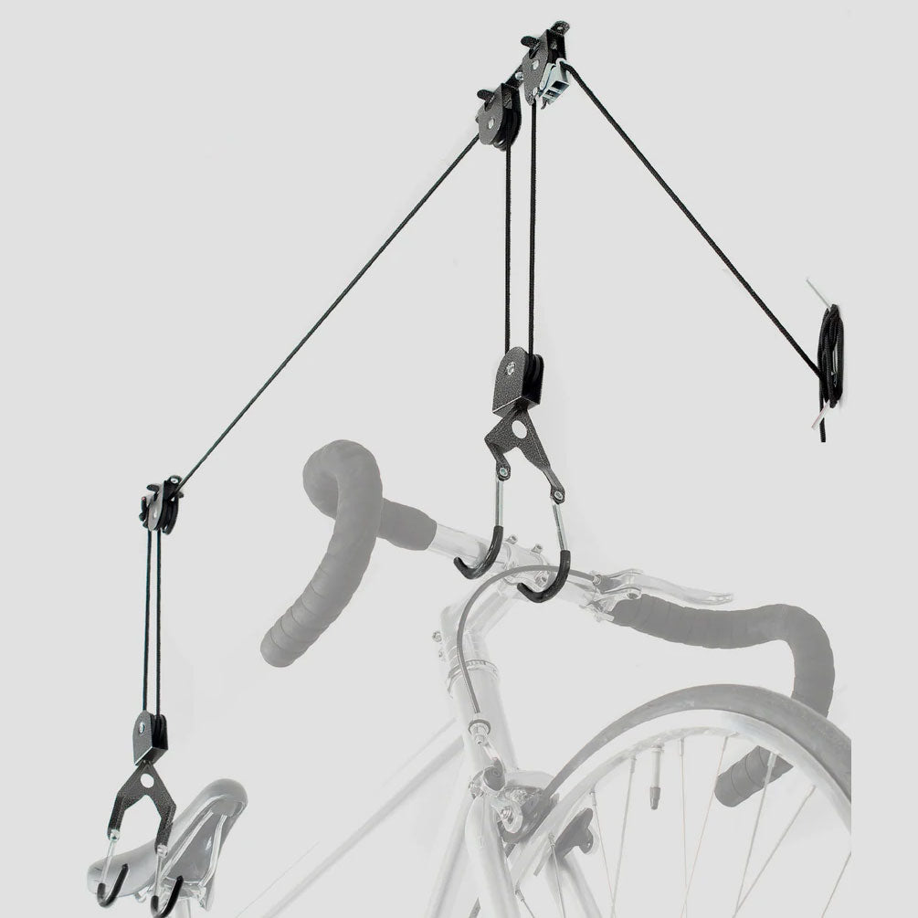 Single Bike Ceiling Hoist with Straps