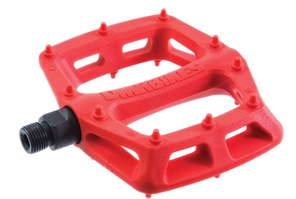 DMR V6 Pedals - Platform Plastic 9/16" Red