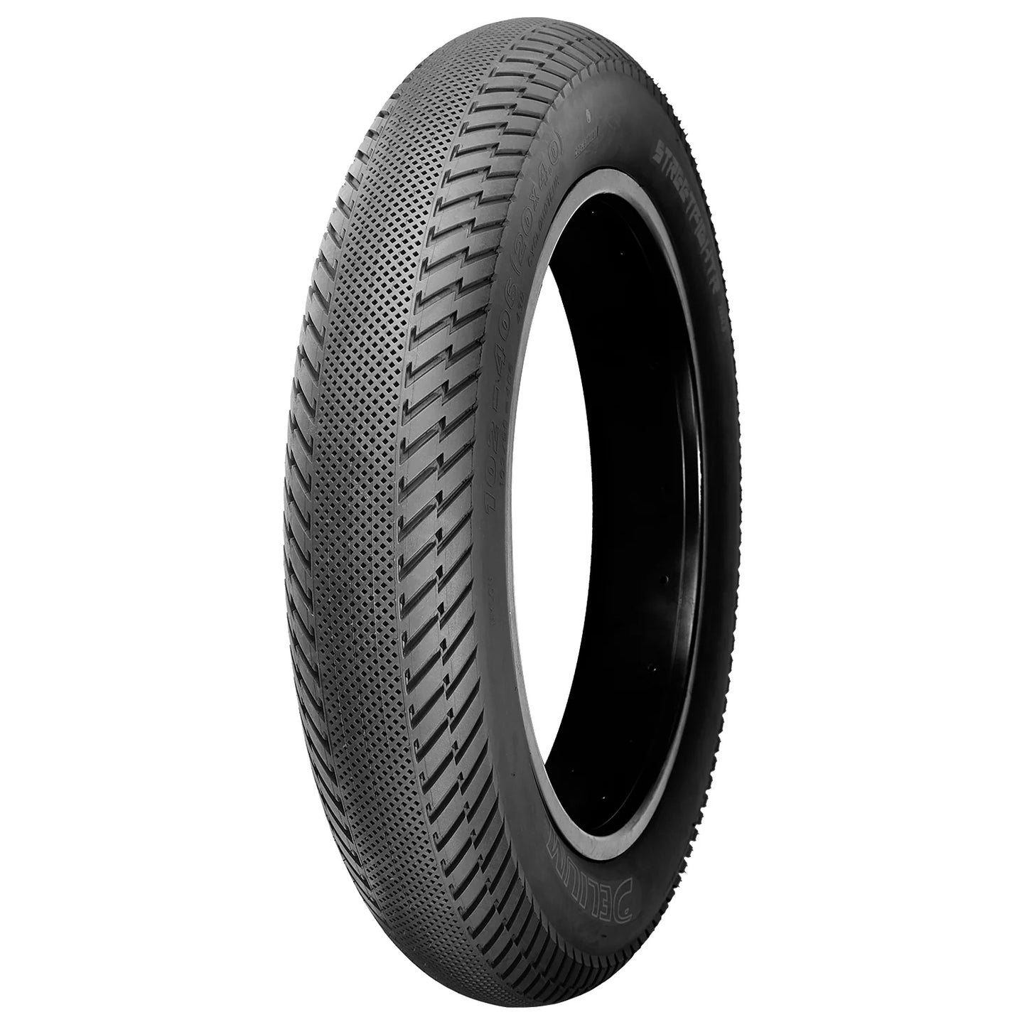 Delium Tire Streetfightr E-Bike Tire 20x4.0" Black