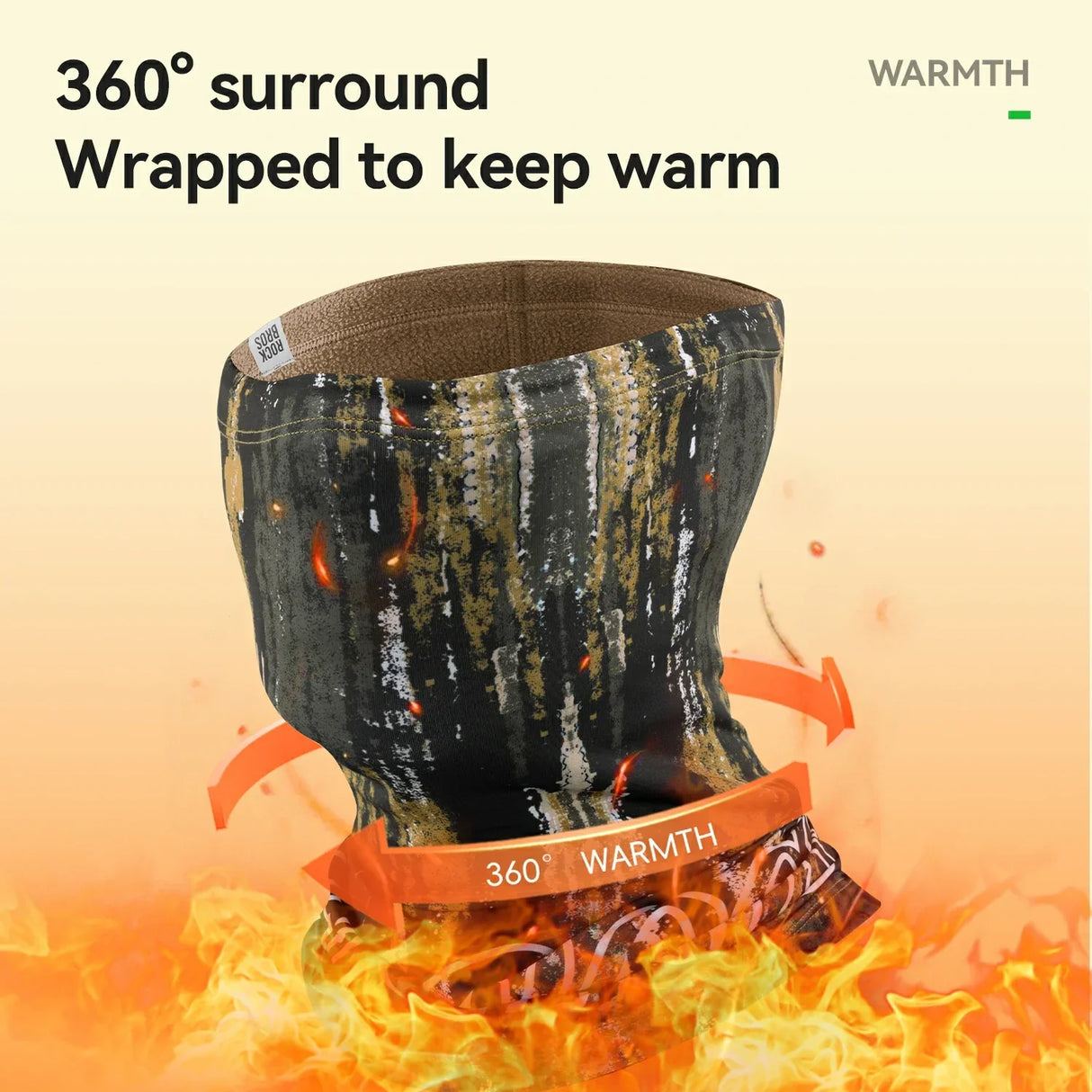 Winter Neck Gaiters Double-Sided Wear