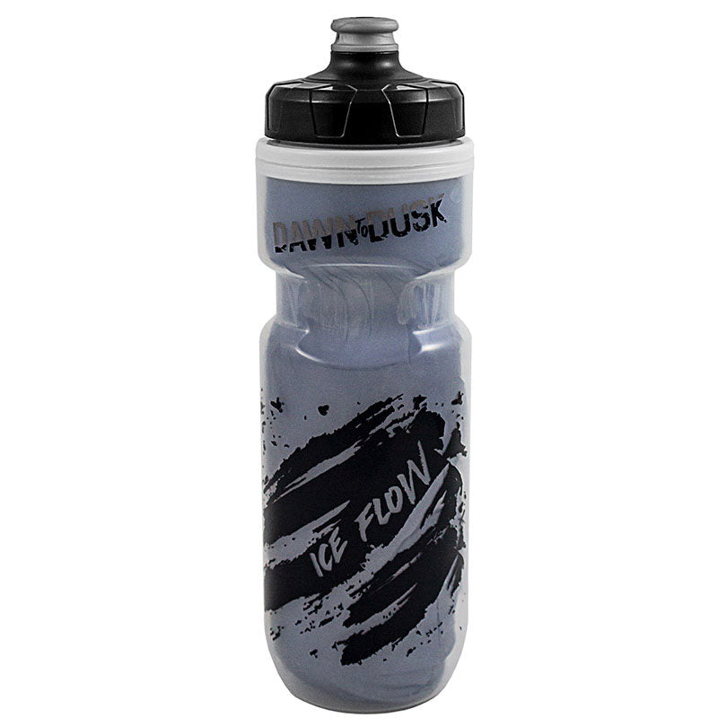 Ice Flow Bottle, Black/Clear - 21oz