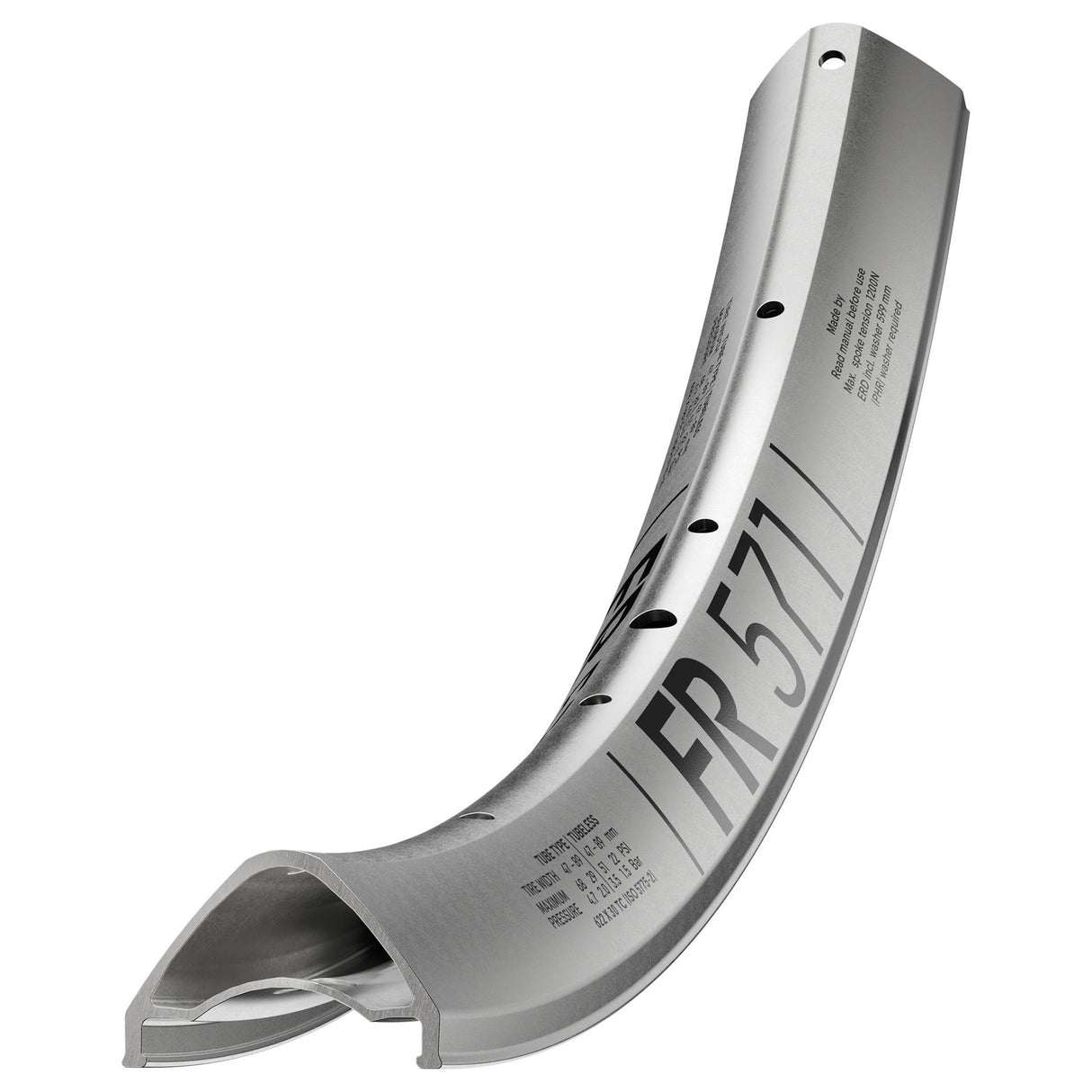 FR 571 Tubeless Ready 27.5" Disc Rim, 32h, Silver