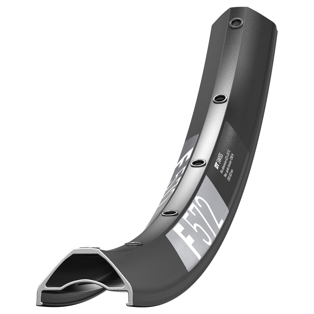 F 572 Tubeless Ready 29" Disc Rim, 32h, Black