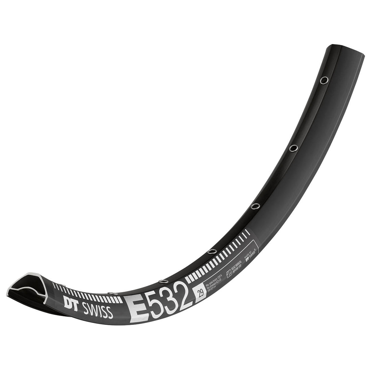 E 532 Tubeless Ready 29" Disc Rim, 32h, Black